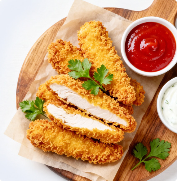 Fried Chicken Steak Sample
